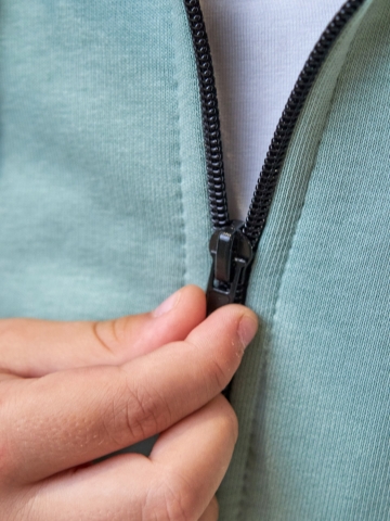 328-ОЛ. Костюм детский  на молнии, олива, хлопок 65%, 35% ПЭ, 3-х нитка без начеса 80,86,92