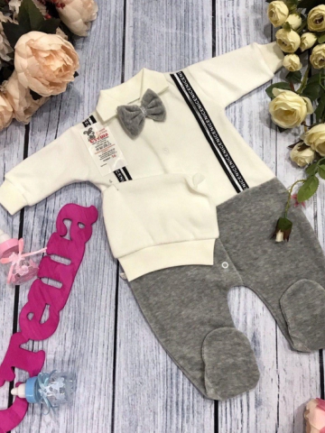 Купить оптом 109. Комбинезон с шапкой,100% хлопок интерлок в Выборге